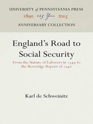 cover image of England's Road to Social Security